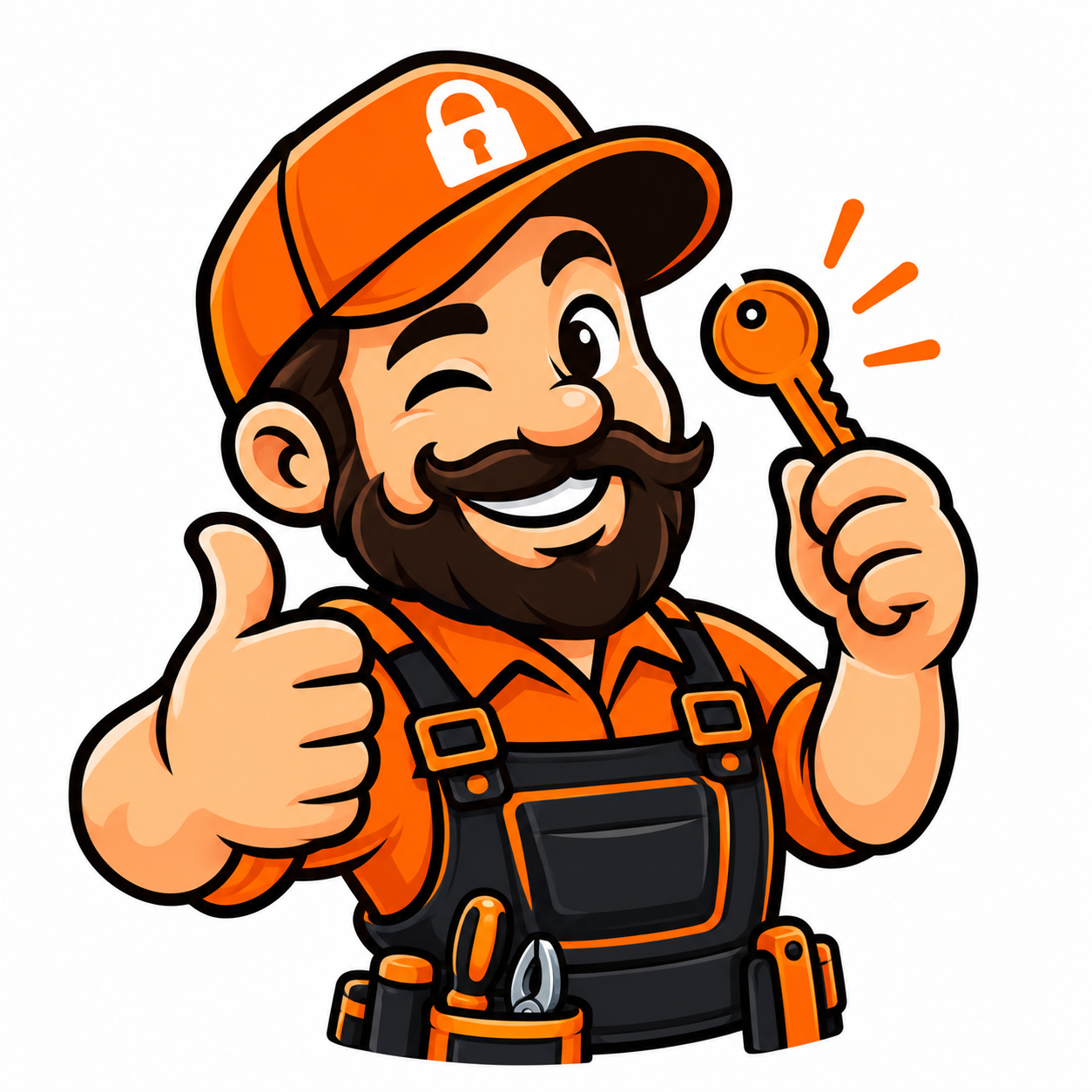 Friendly LockSmooth locksmith mascot